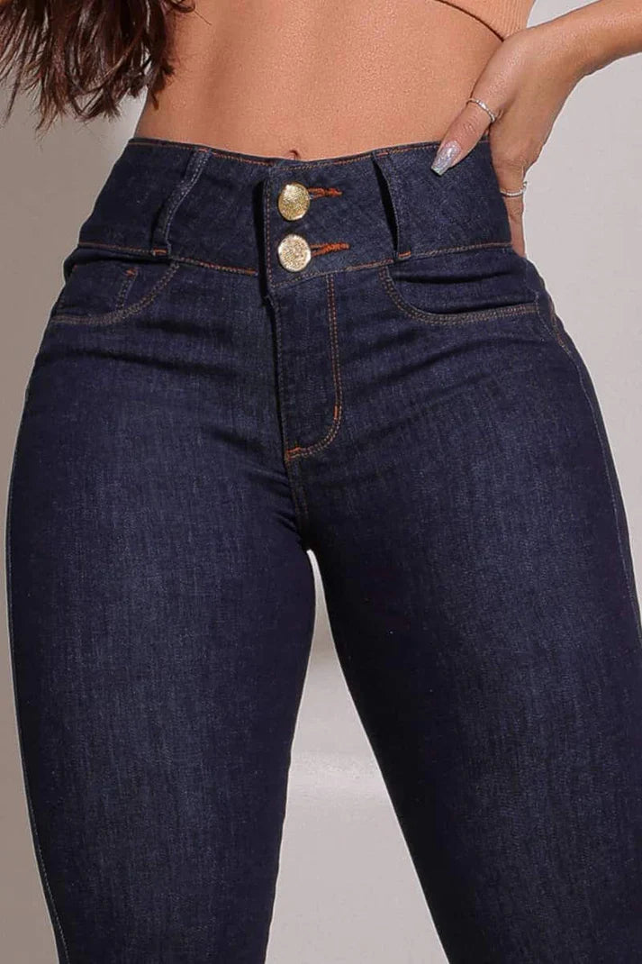Calça Modeladora Ultra Bumbum Jeans Que Não Desbota