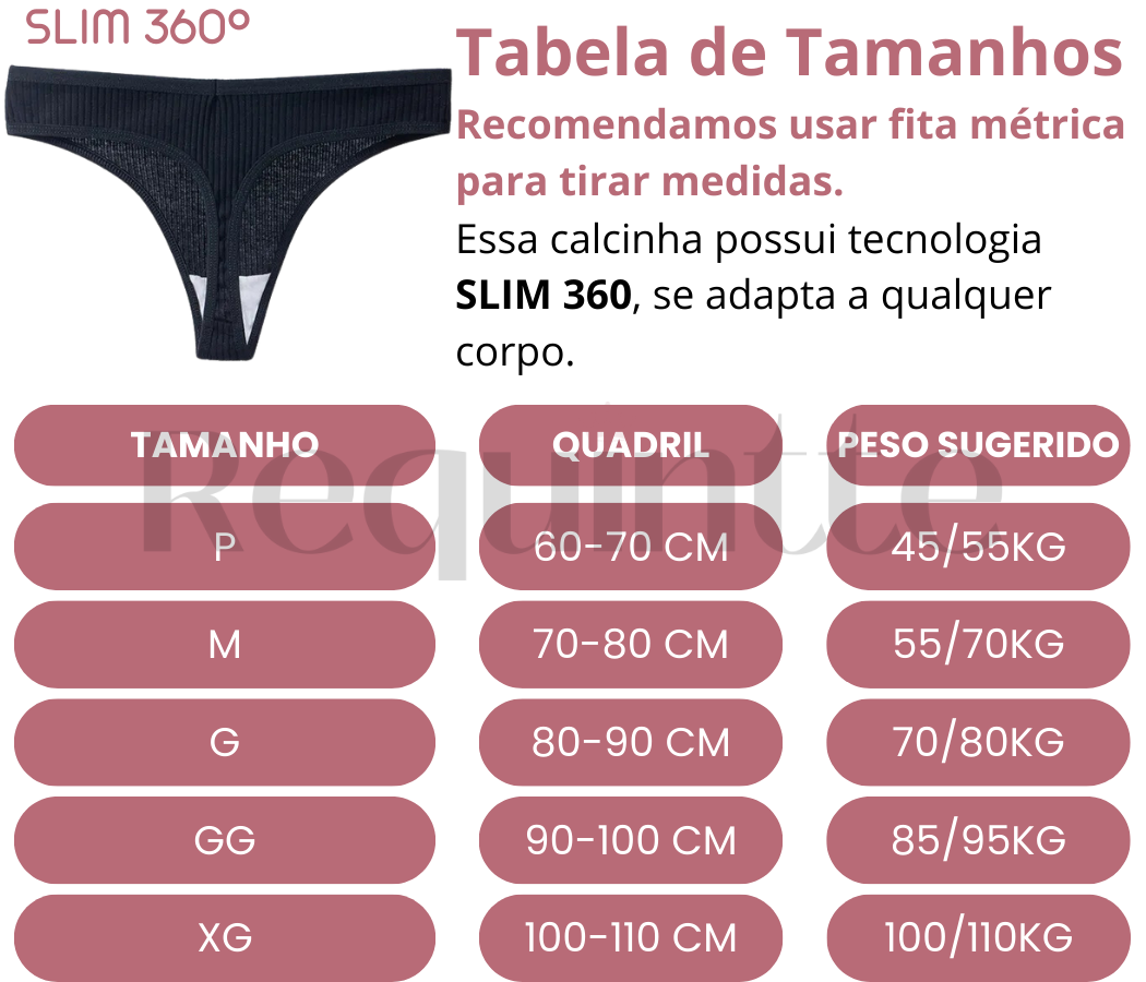 Kit Calcinhas Intimus em Algodão [Compre 5 Leve 10] + Frete Grátis