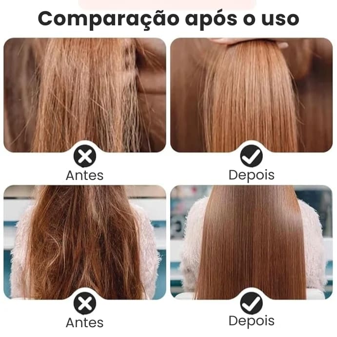 Pente Alisador de Cabelos Sem Fio UltraLiss™