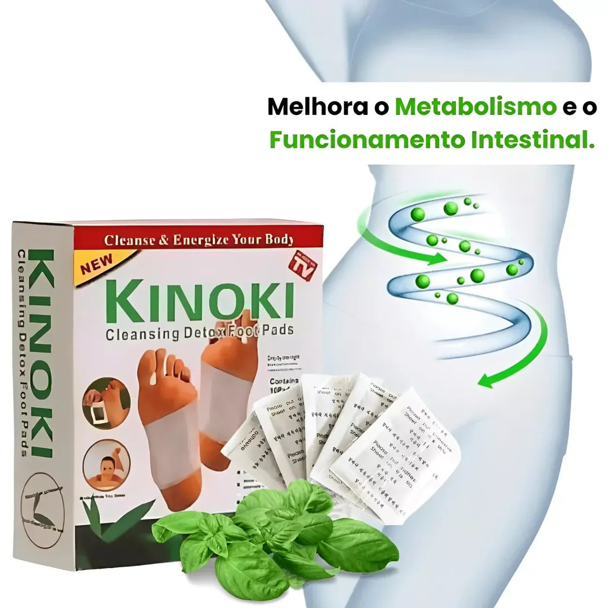 Kit Adesivo Detox - Elimina Dores, Inchaços e Desintoxica - 100% Natural