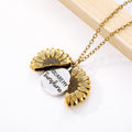 Colar Girassol - Você é meu raio de sol Prisma Store Dourado 