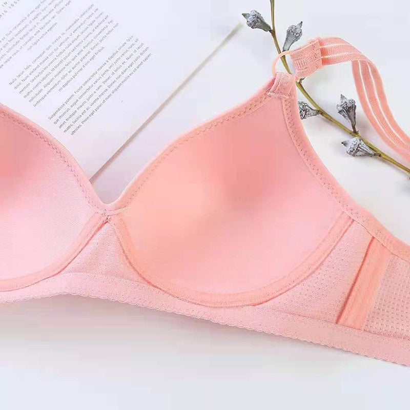 Kit 5 Sutiãs Bella Comfort - 90% Algodão com Fecho em 3 Aros + Frete Grátis