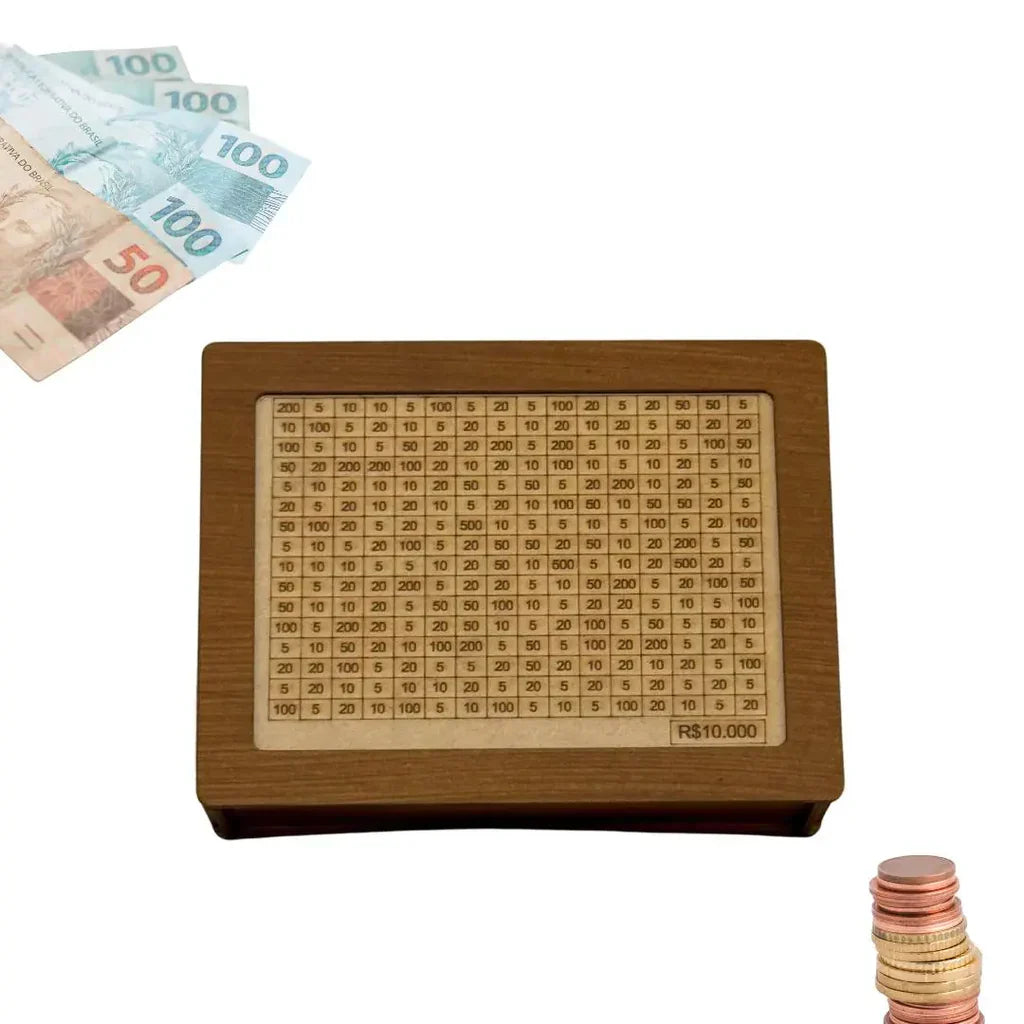 MoneyBox® Decorativo - Guarde Dinheiro Com o Método Kakeibo