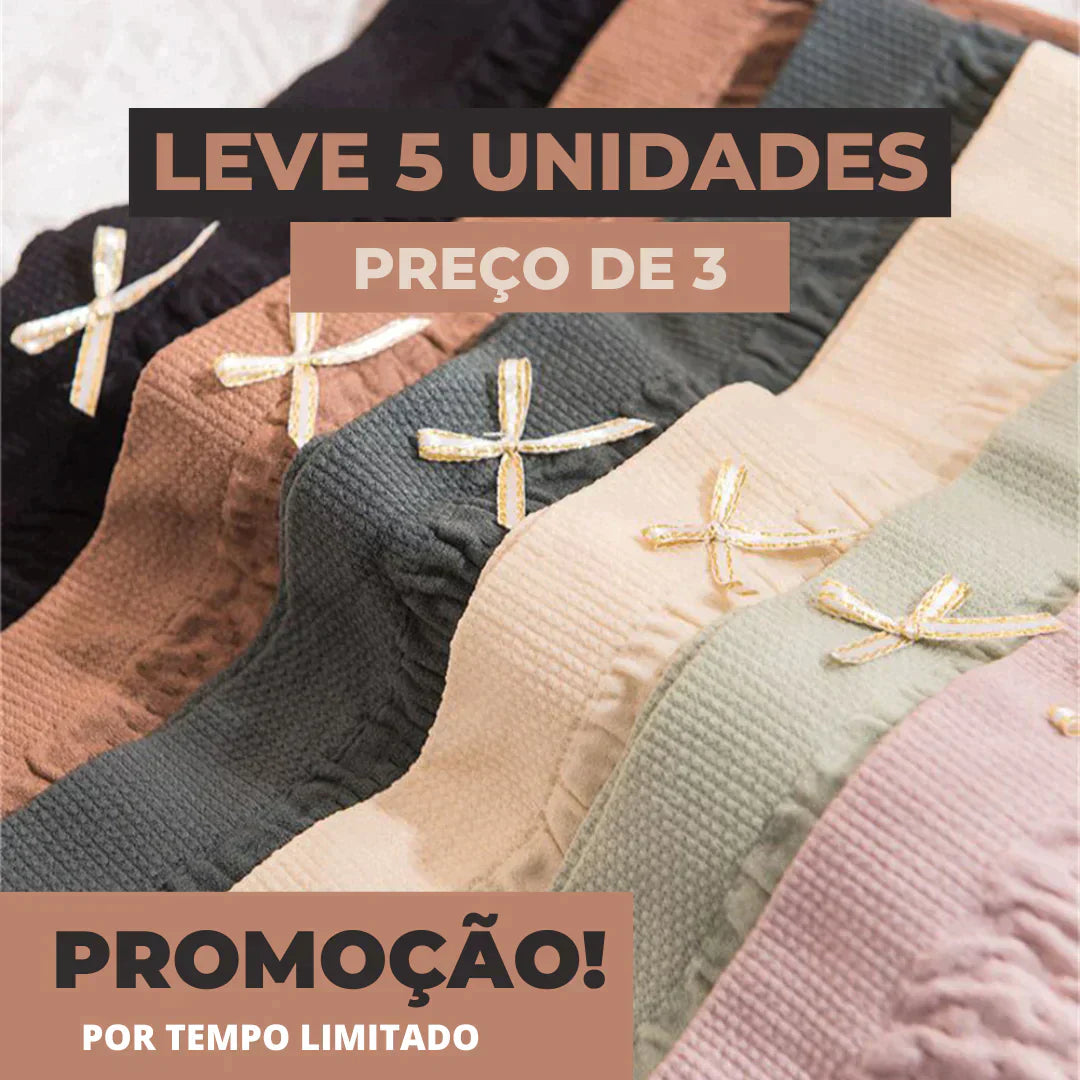 Calcinhas ComfortFlex™ [COMPRE 3 LEVE 5] + Brinde!