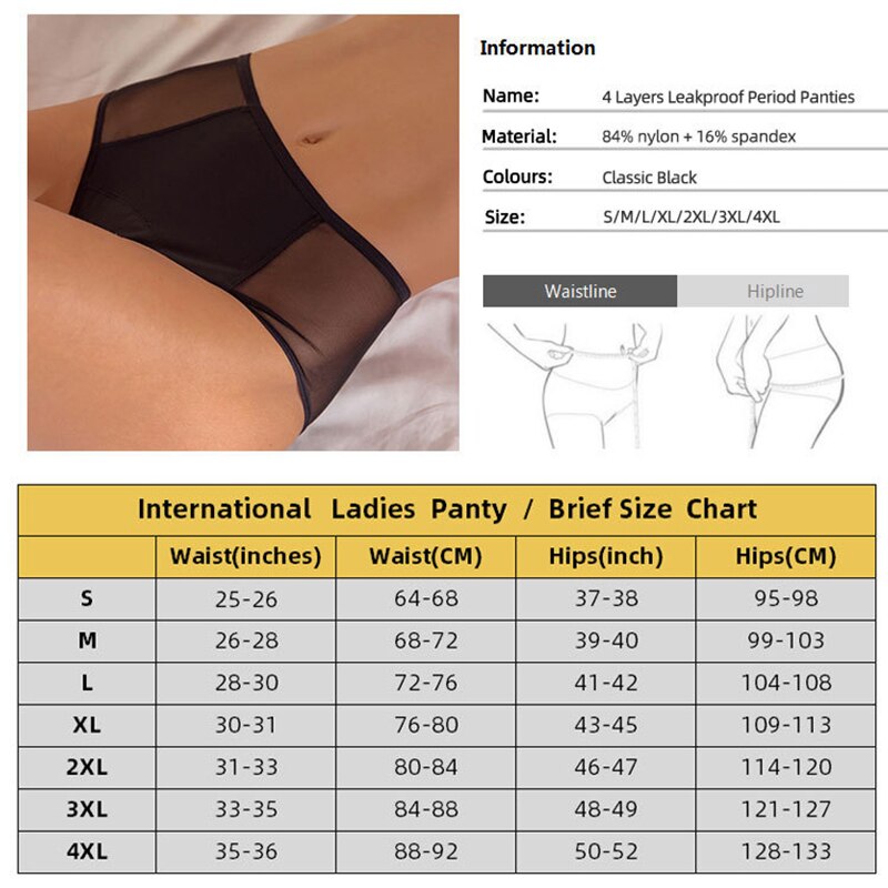Calcinha menstrual Comfort Premium