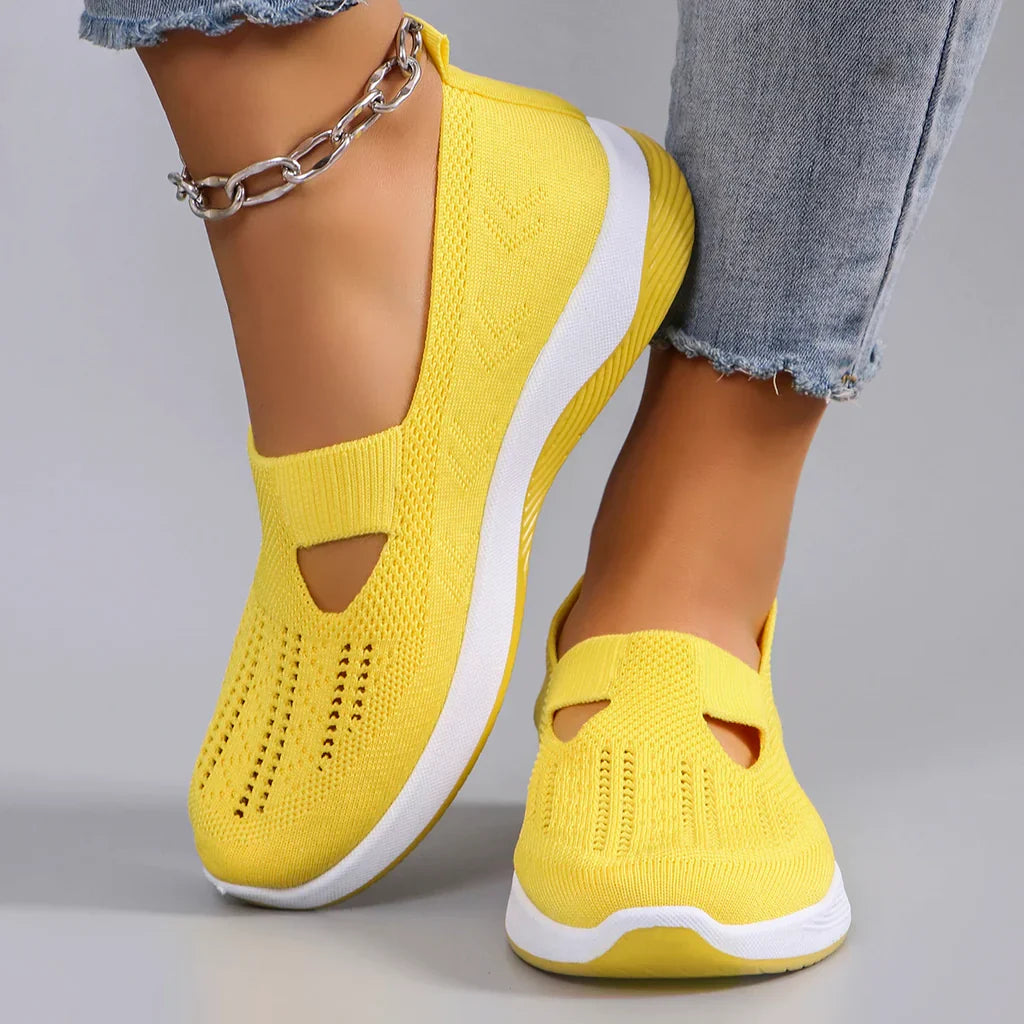 Tênis Feminino Ortopédico ComfortPro® Calce Fácil + Palmilha grátis
