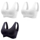 Kit 3 sutiã Confort 5D Alta Sustentação