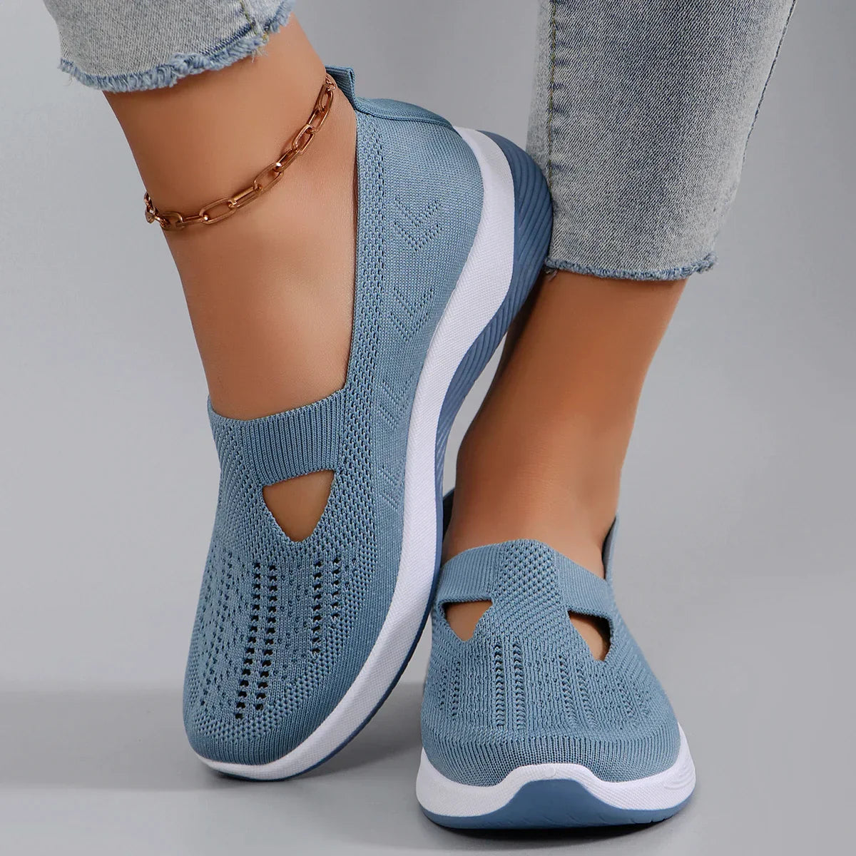 Tênis Feminino Ortopédico ComfortPro® Calce Fácil + Palmilha grátis