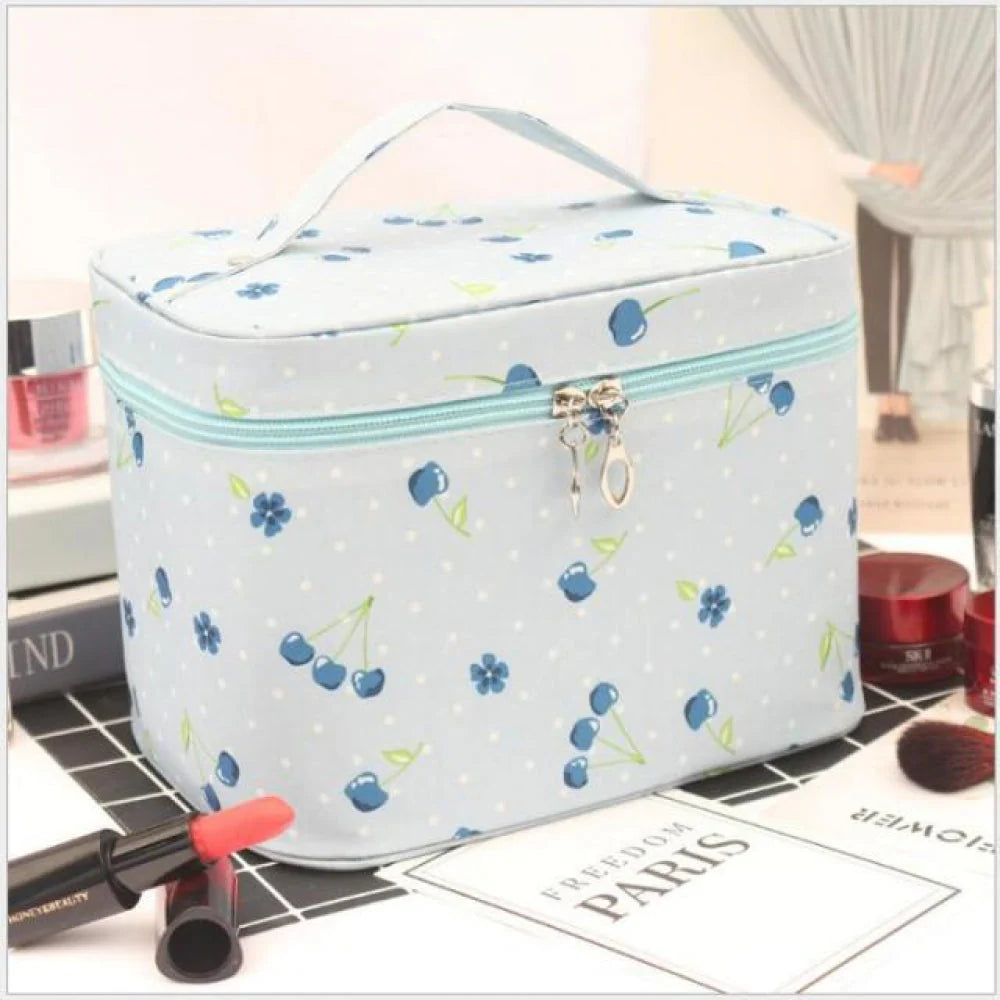 Bolsa de viagem para maquiagem Prisma Store BlueCherry 