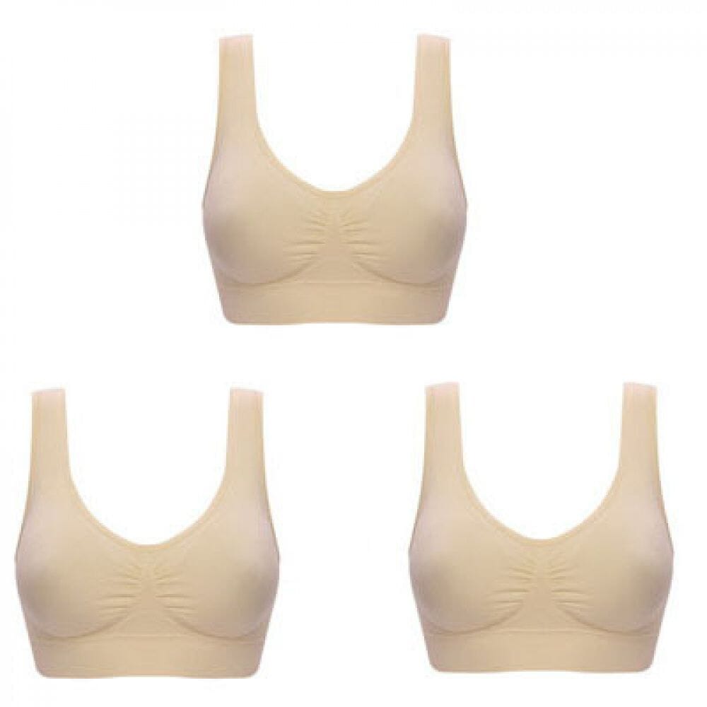 Sutiã Tecnológico Comfort Plus™ [Compre 1 e Leve 3] + Brindes Prisma Store P 3 Beges 